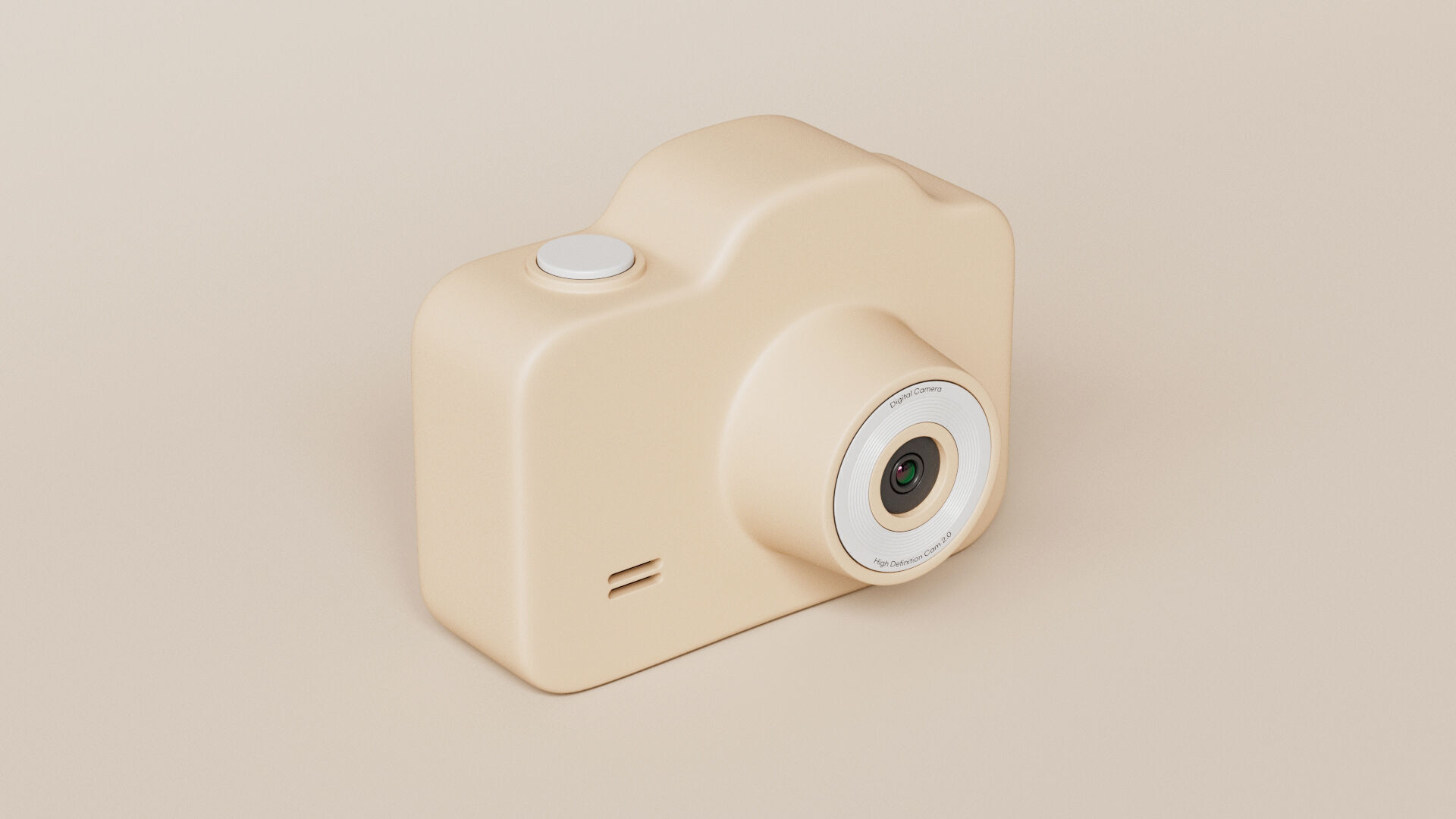 Mini Digital Camera 3D model_4