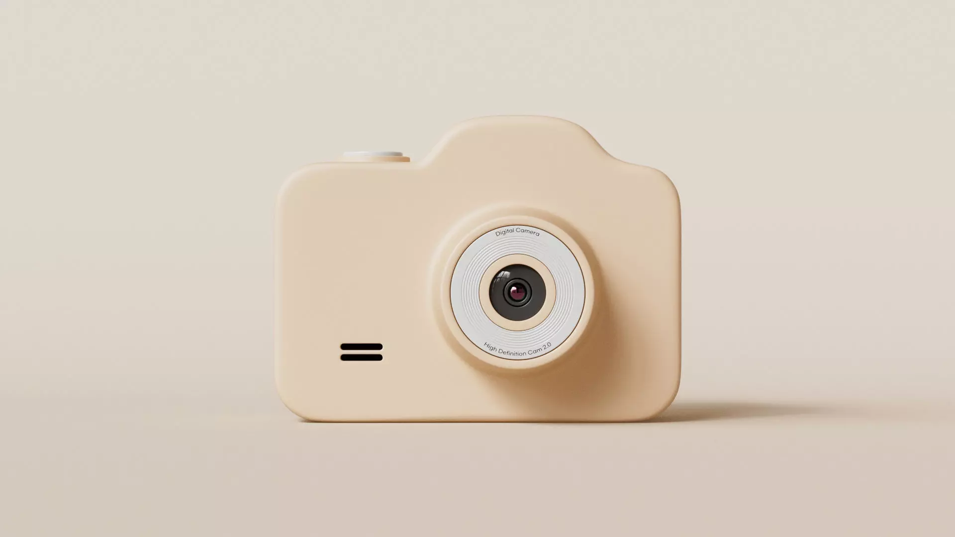 Mini Digital Camera 3D model_0