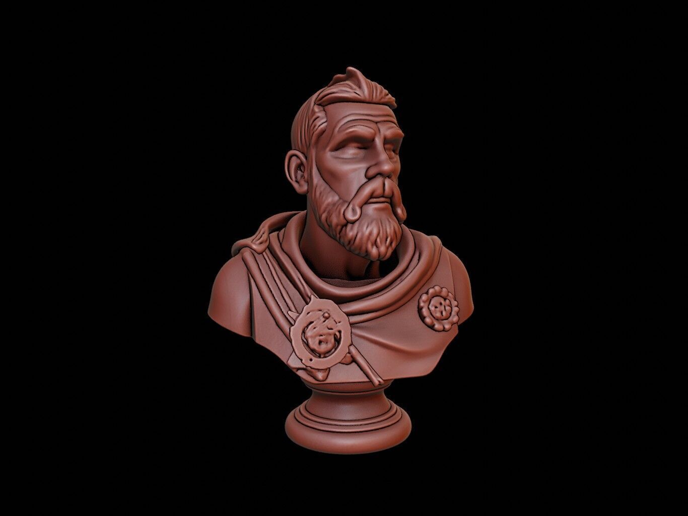 Henry the Navigator Bust 3D print model_1