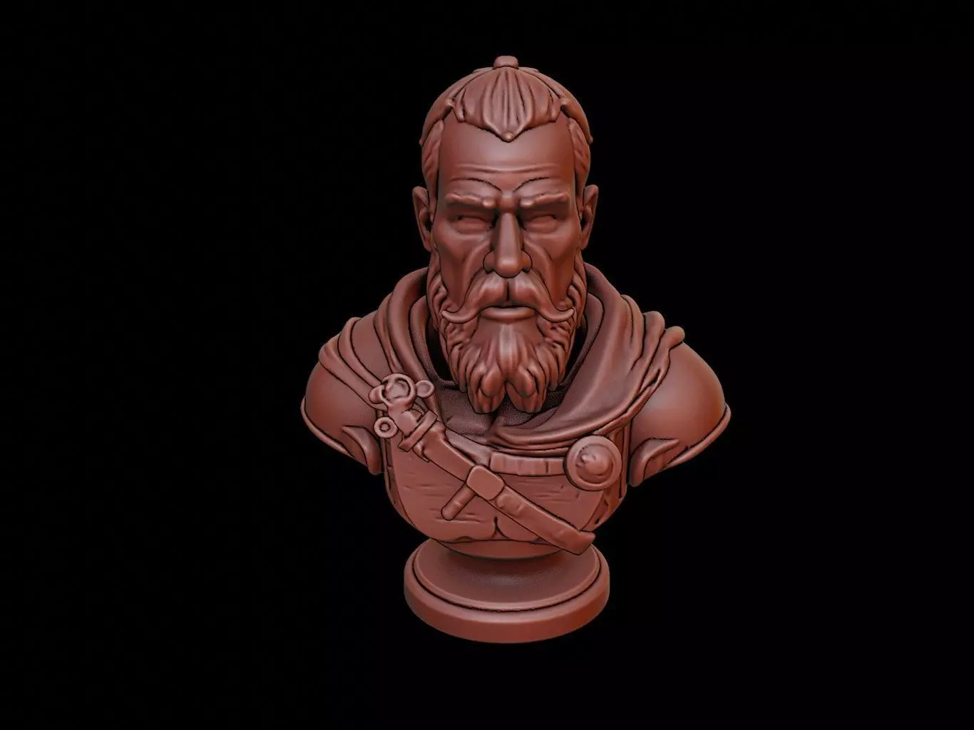 Henry the Navigator Bust 3D print model_0