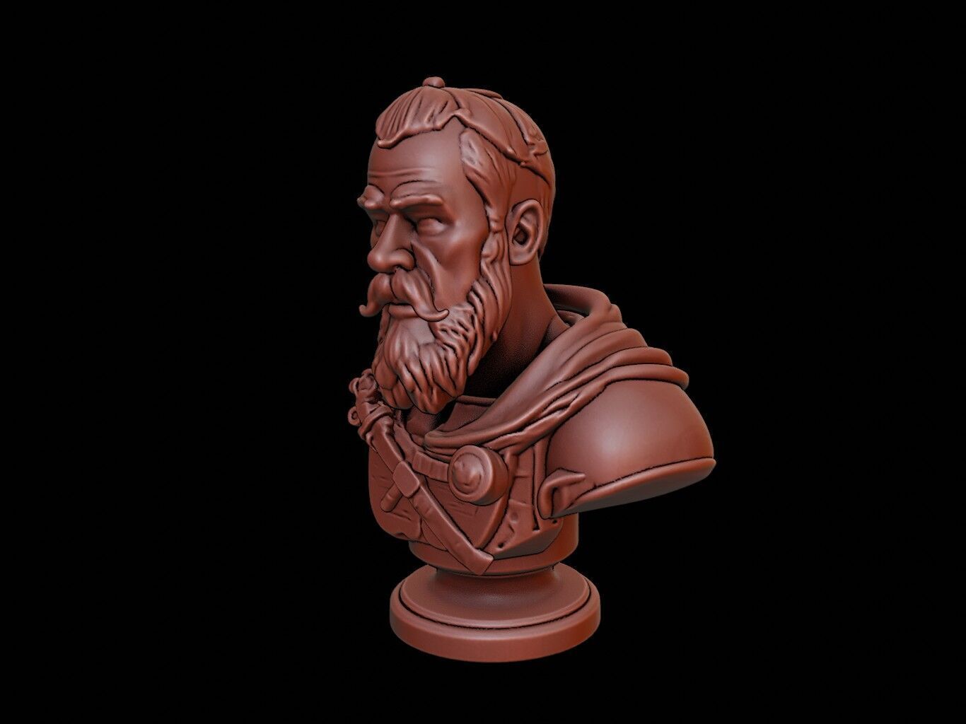 Henry the Navigator Bust 3D print model_2