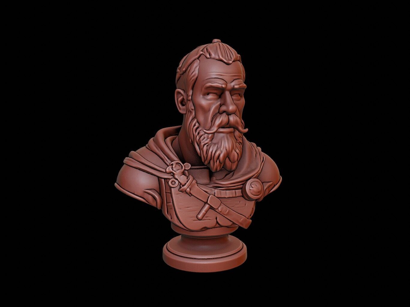 Henry the Navigator Bust 3D print model_1
