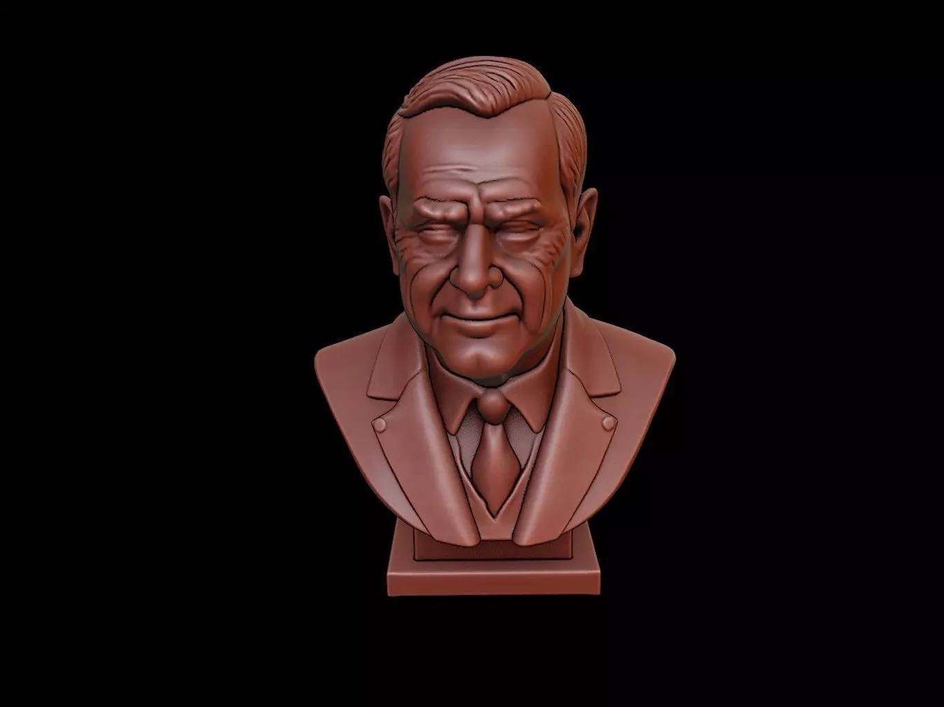 Herbert Hoover Bust 3D print model
