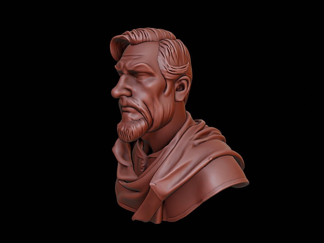 Hernan Cortes Bust 3D print model_2