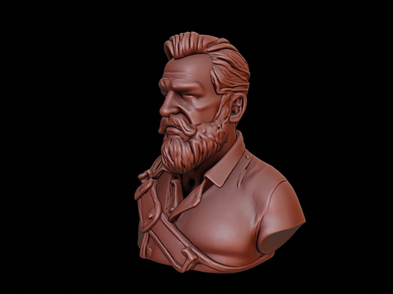 Hernan Cortes Bust 3D print model_2