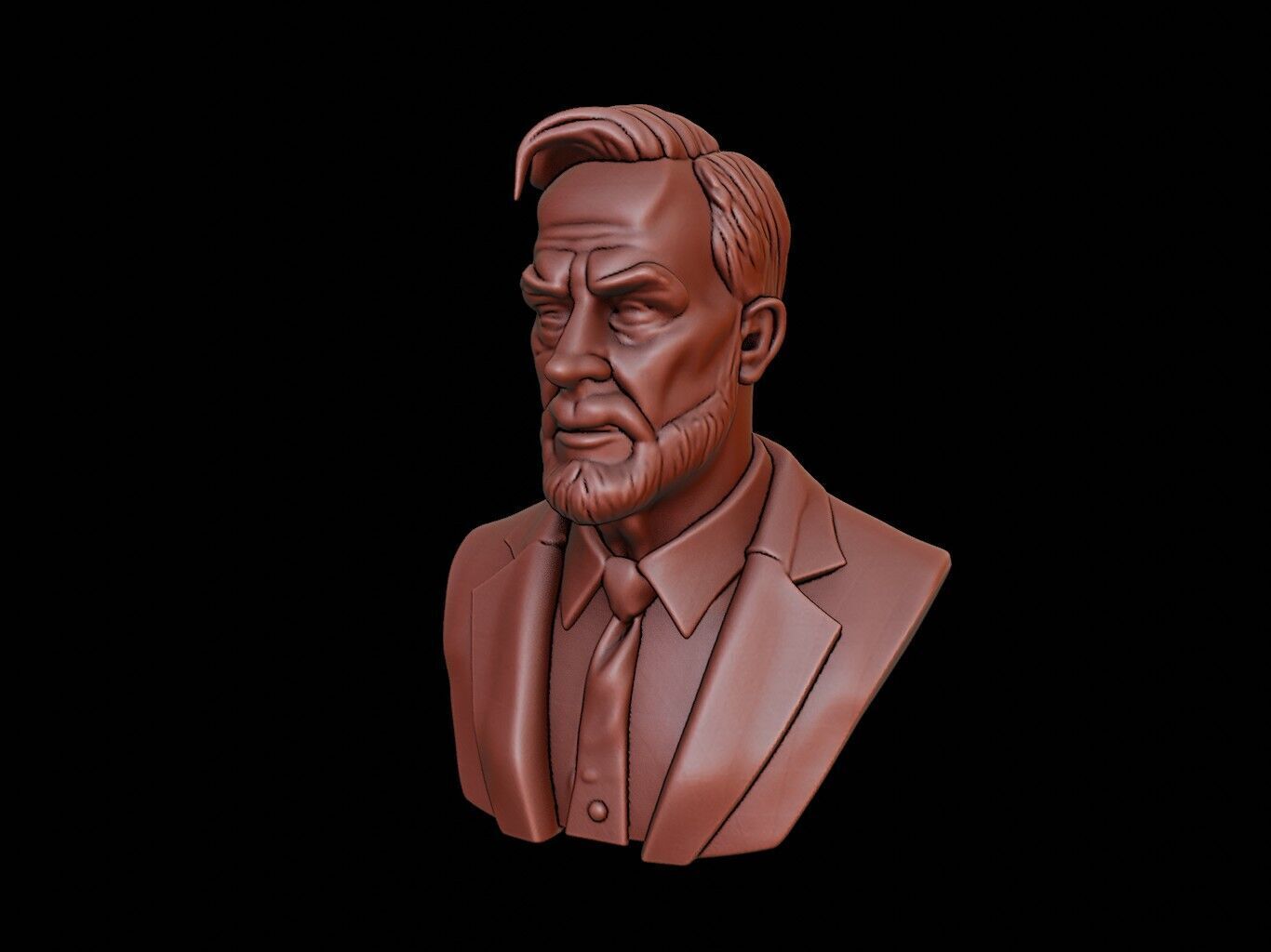 James Bruce Bust 3D print model_2