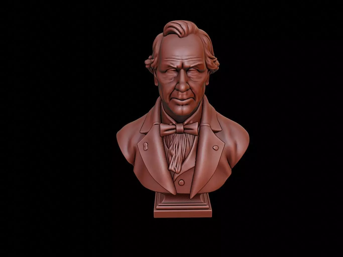James Buchanan Bust 3D print model
