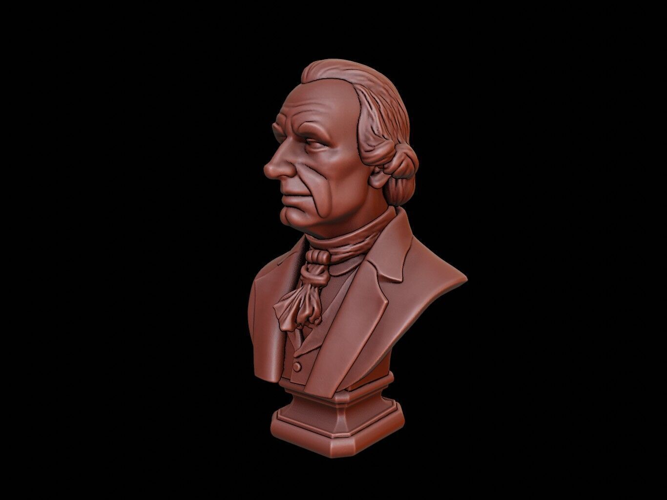 James Madison Bust 3D print model_2