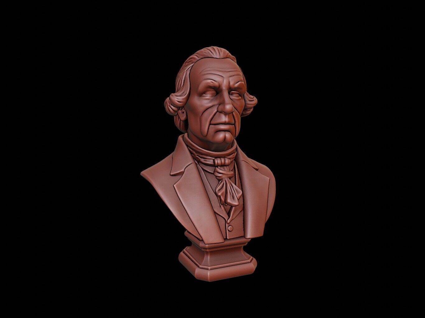 James Madison Bust 3D print model_1