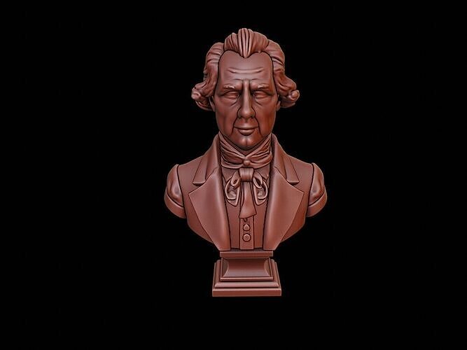 James Monroe Bust 3D print model