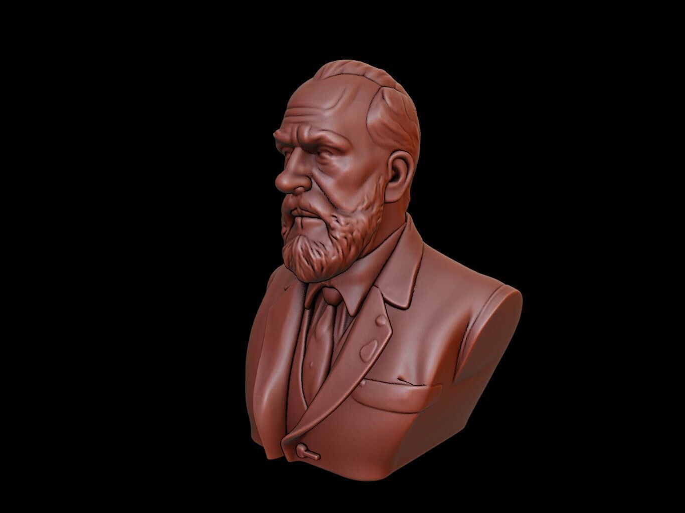 Jean-Baptiste Charcot Bust 3D print model_2