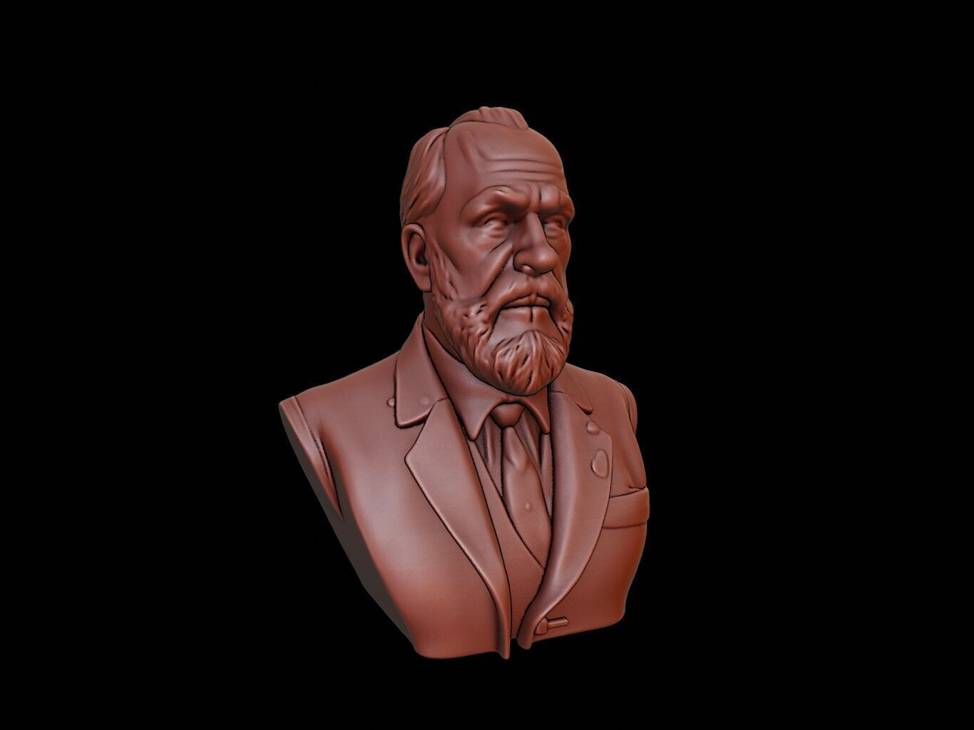 Jean-Baptiste Charcot Bust 3D print model_1