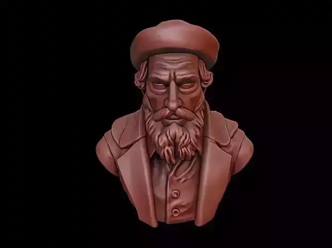 John Cabot Bust 3D print model
