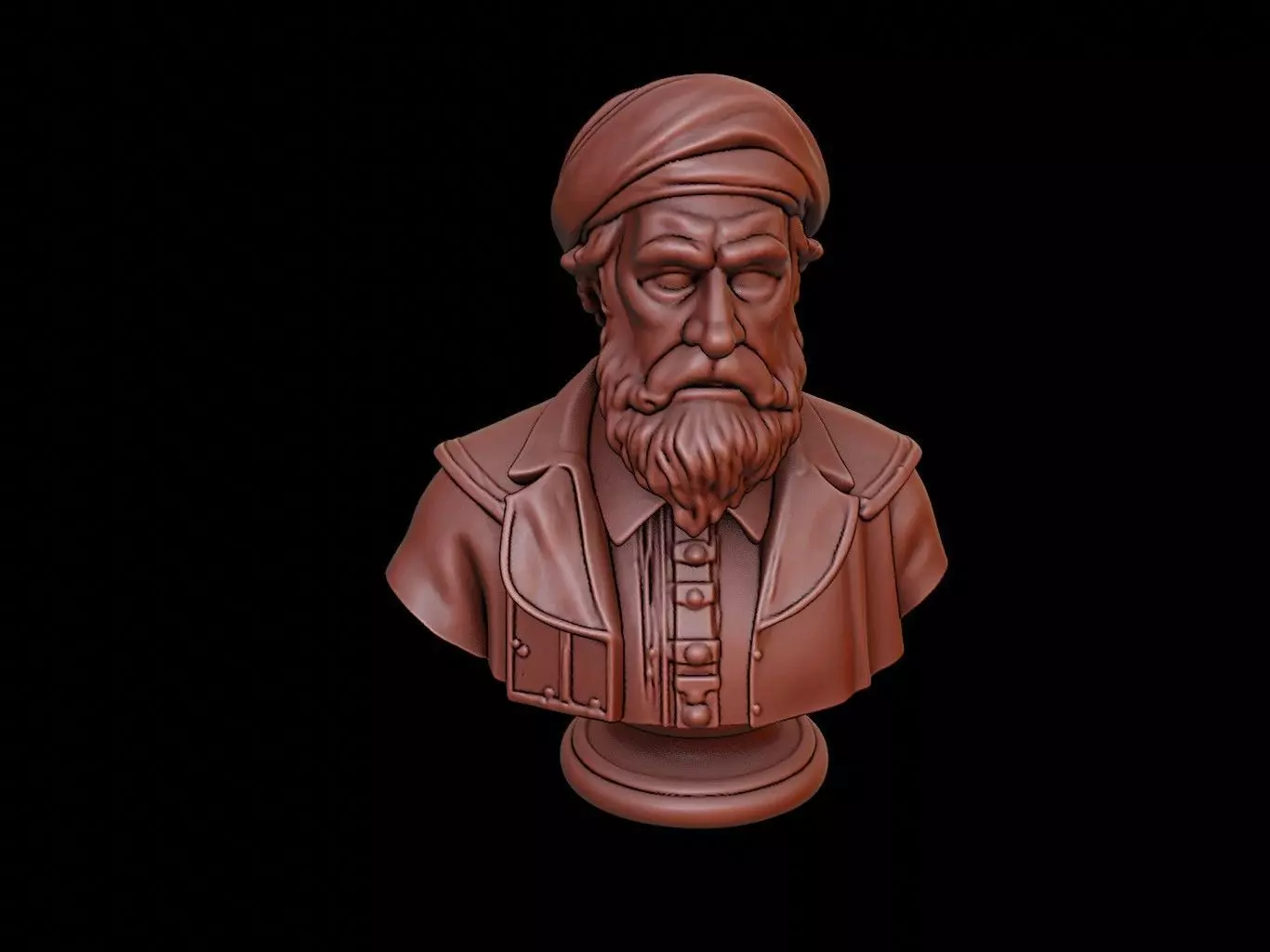 John Cabot Bust 3D print model