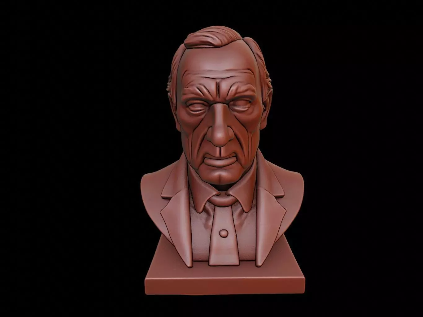 John Franklin Bust 3D print model_0