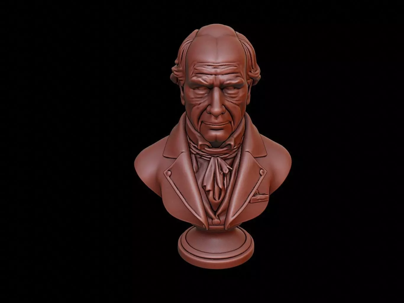John Quincy Adams Bust 3D print model