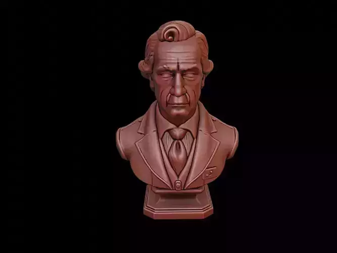 John Tyler Bust 3D print model