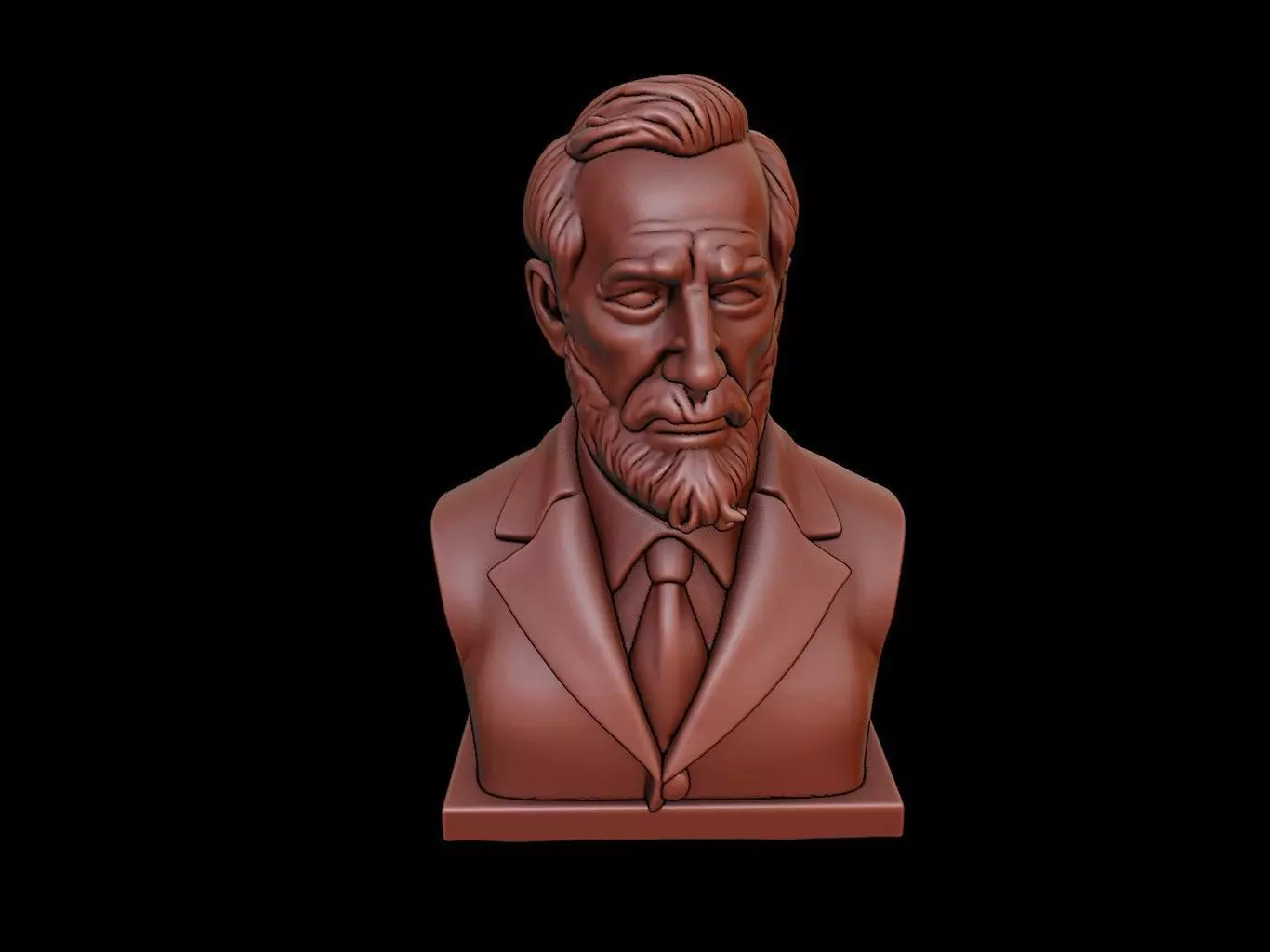 Joseph Thomson Bust 3D print model_0