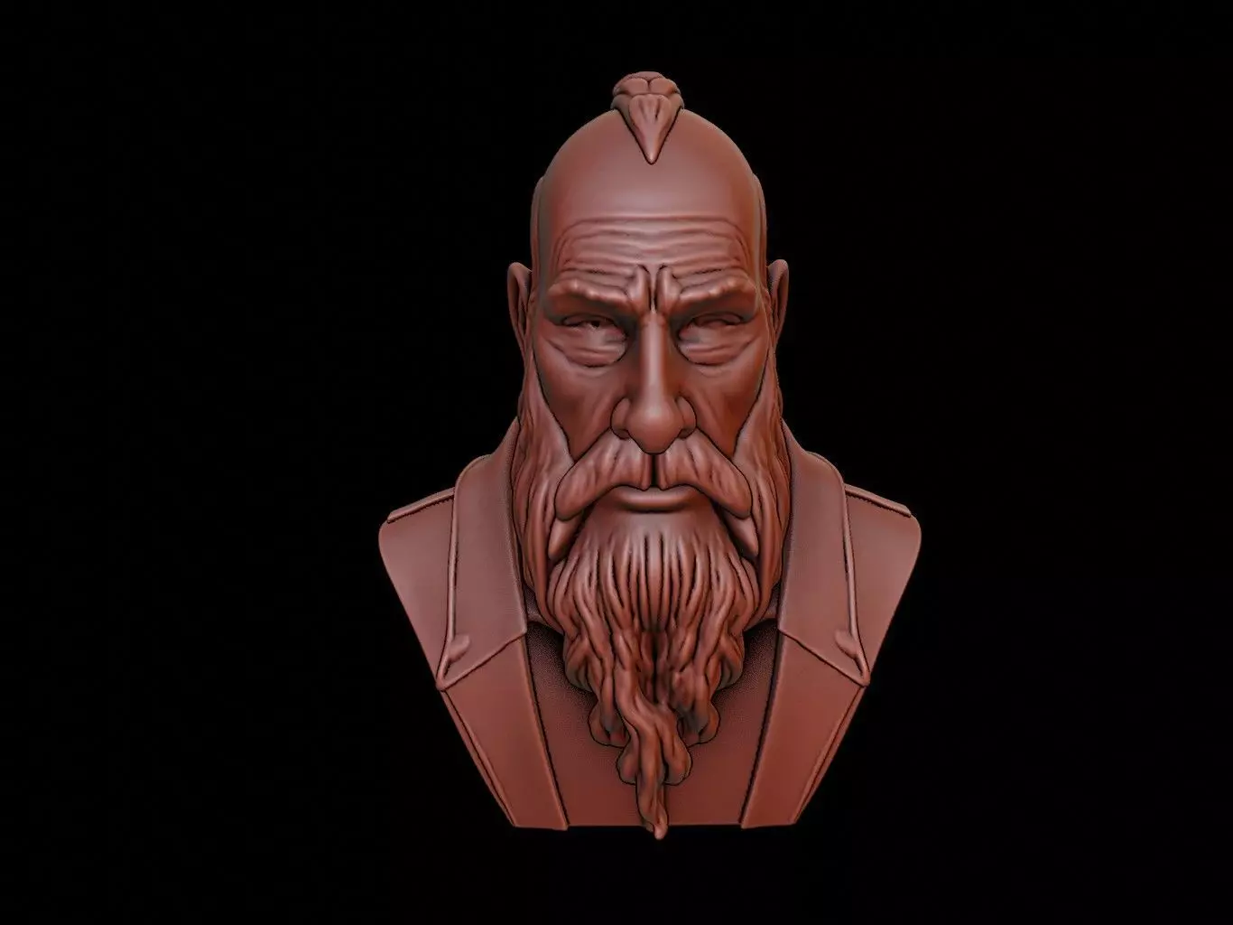Leif Erikson Bust 3D print model_0
