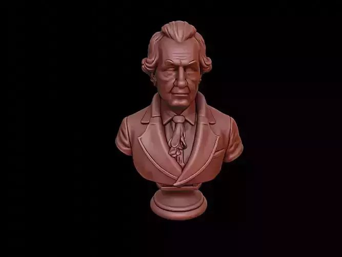Louis Antoine de Bougainville Bust 3D print model