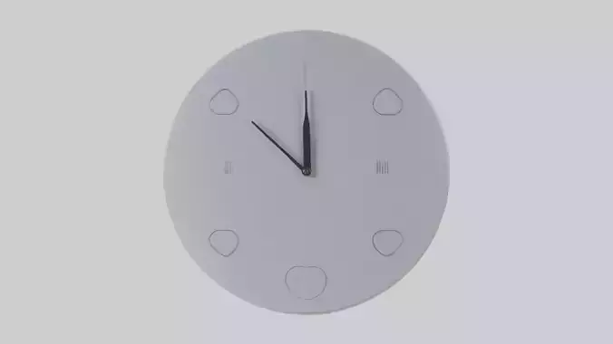 Electronic Wall Clock model