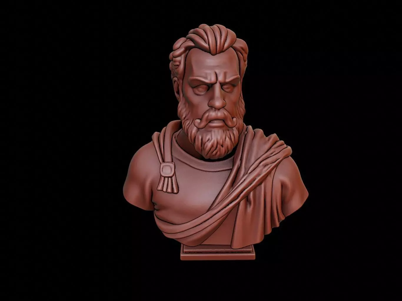 Marco Polo Bust 3D print model_0