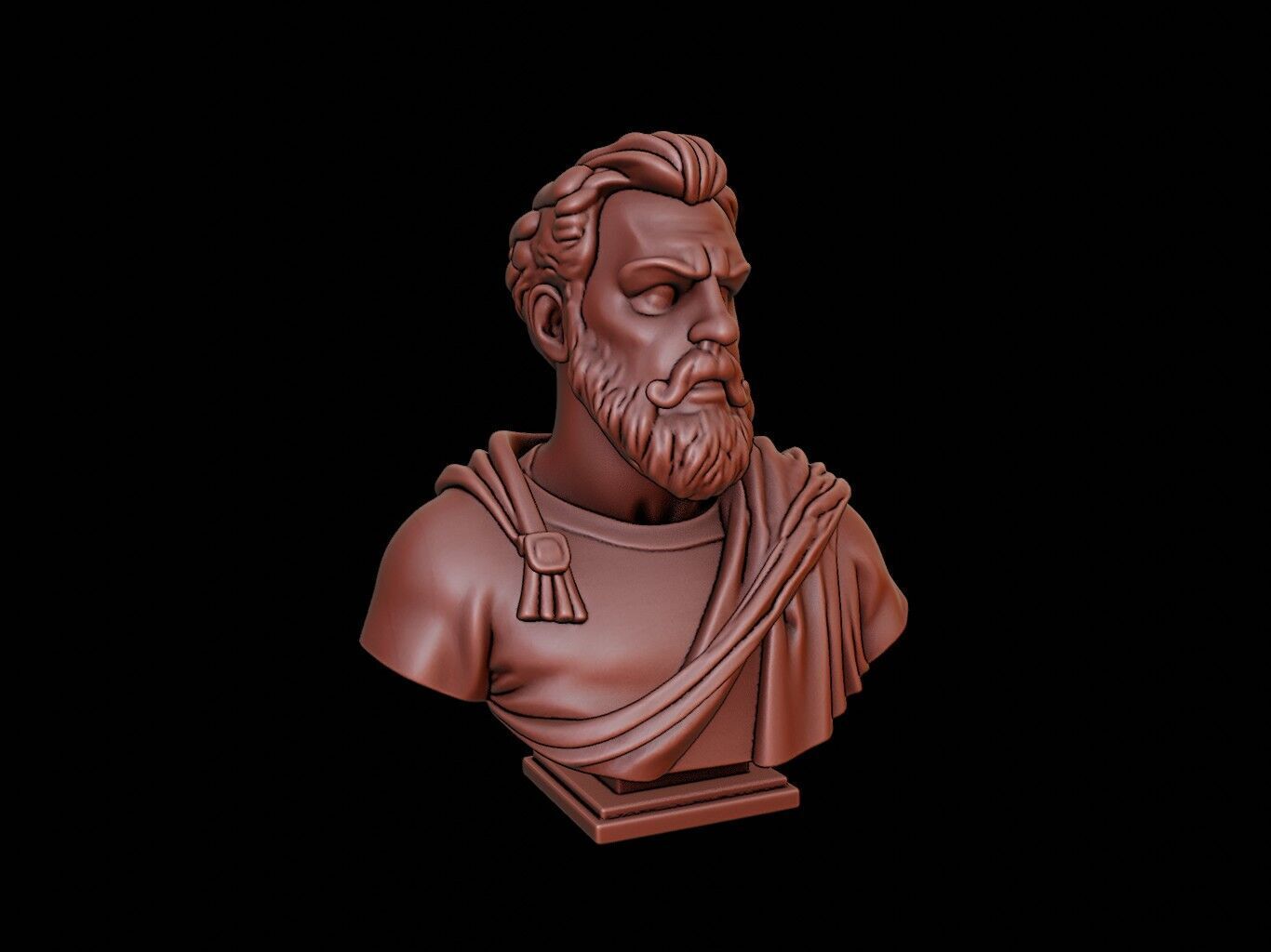 Marco Polo Bust 3D print model_1