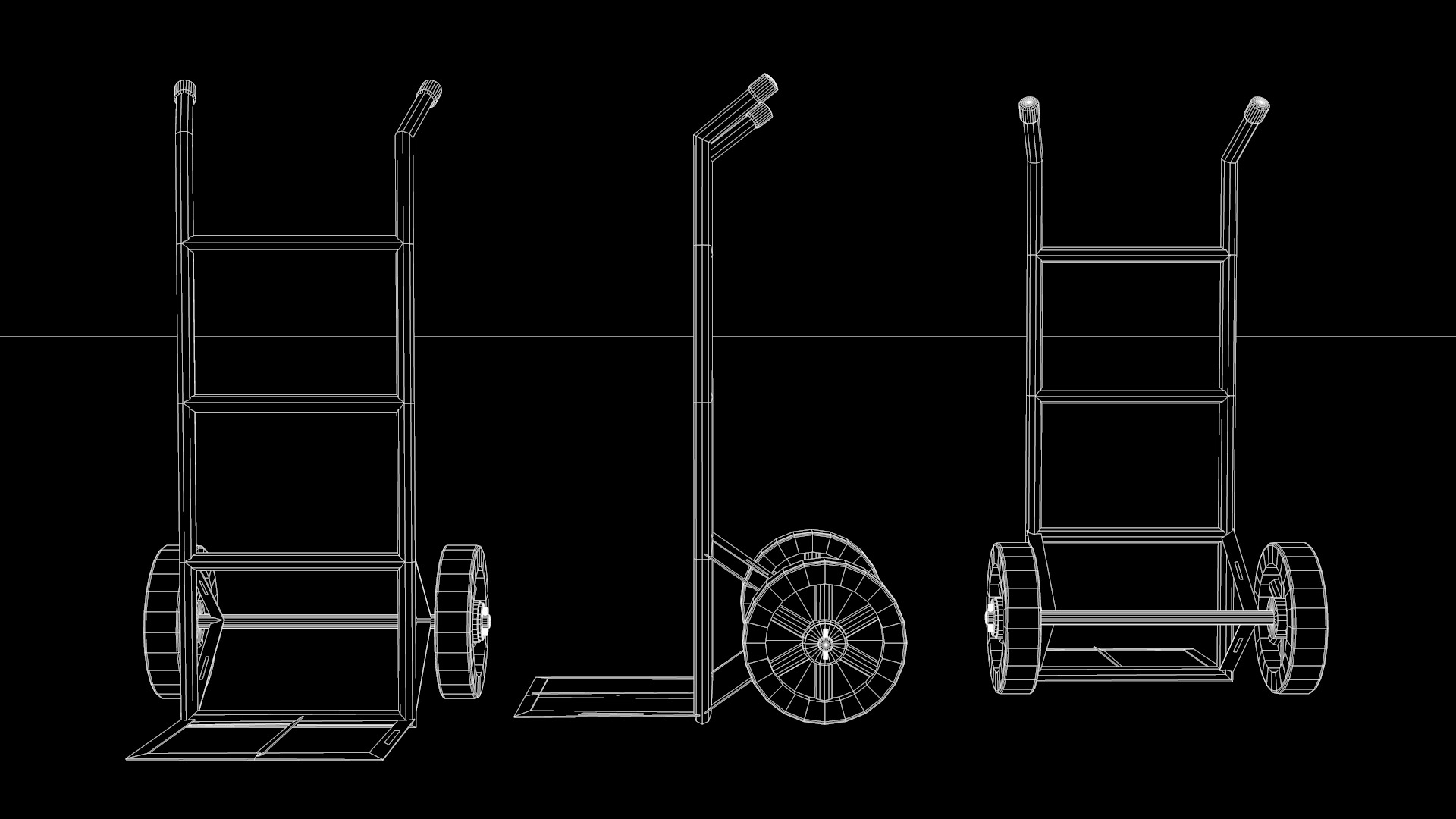 Cargo Cart Duo 3D model_8