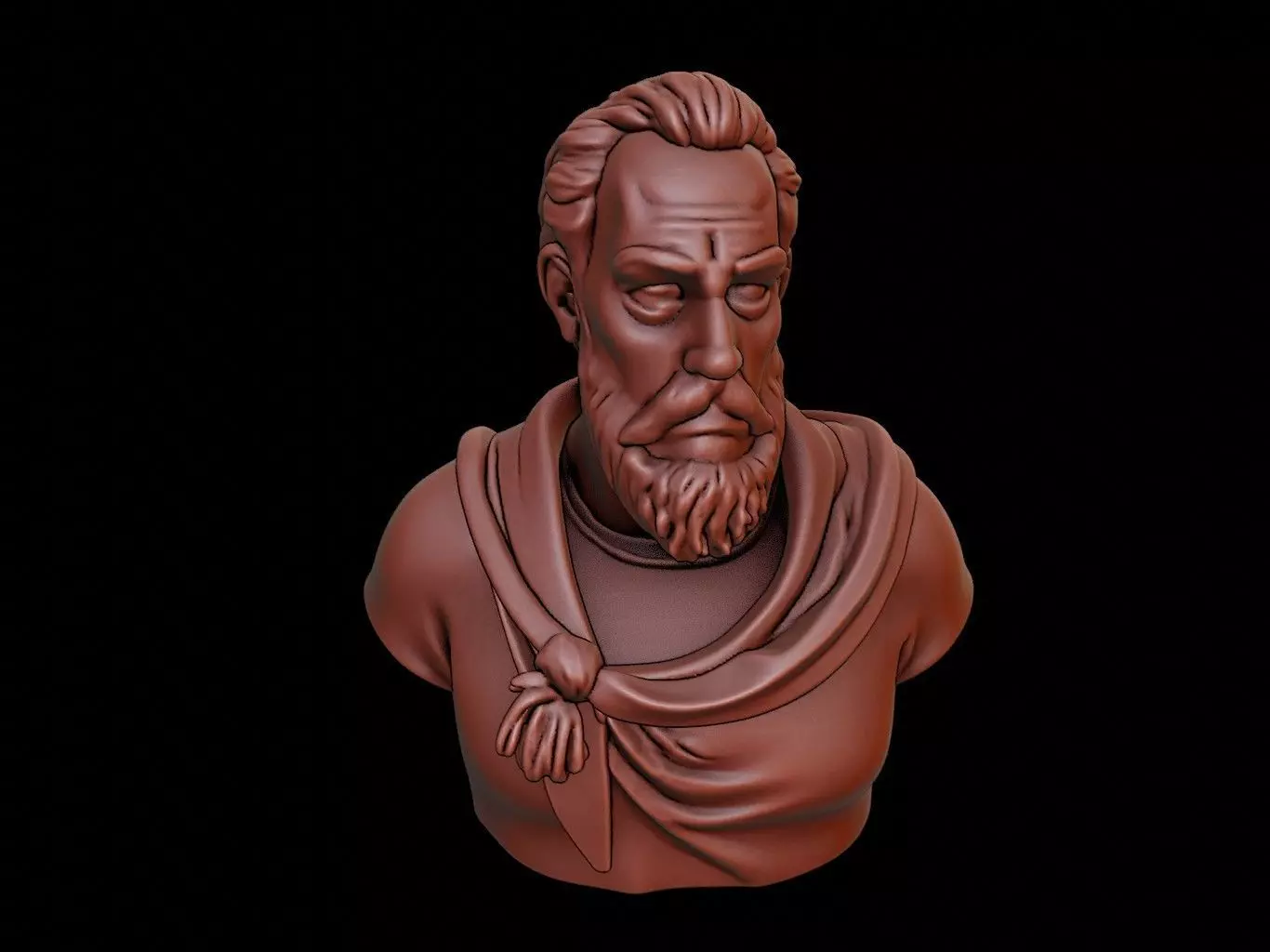 Marco Polo Bust 3D print model_0