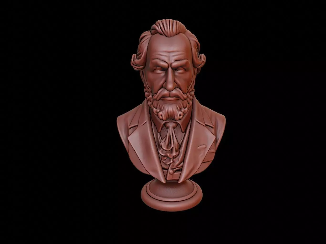 Martin Van Buren Bust 3D print model
