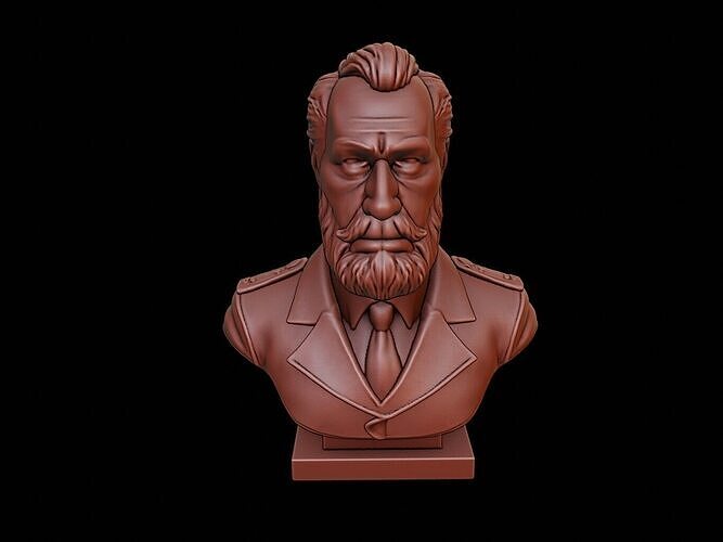 Nikolai Przhevalsky Bust 3D print model