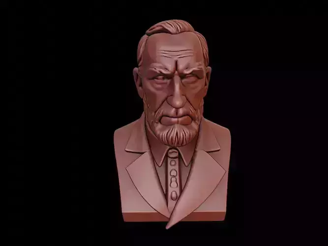 Nikolai Przhevalsky Bust 3D print model