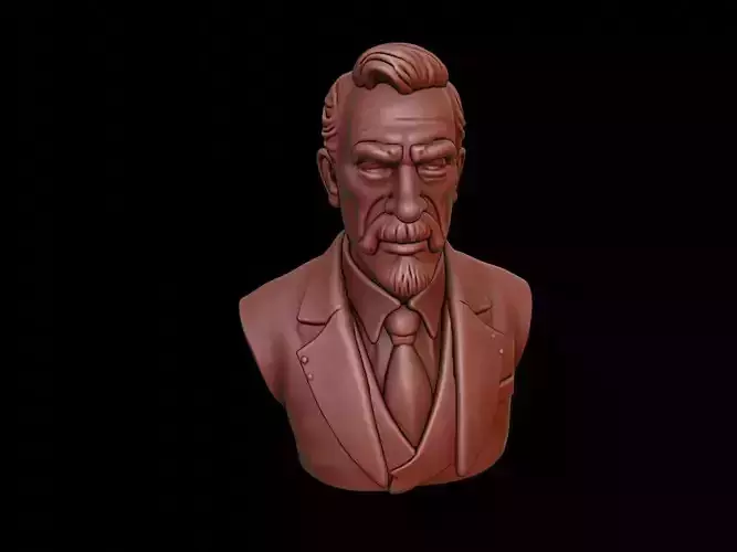 Richard Francis Burton Bust 3D print model