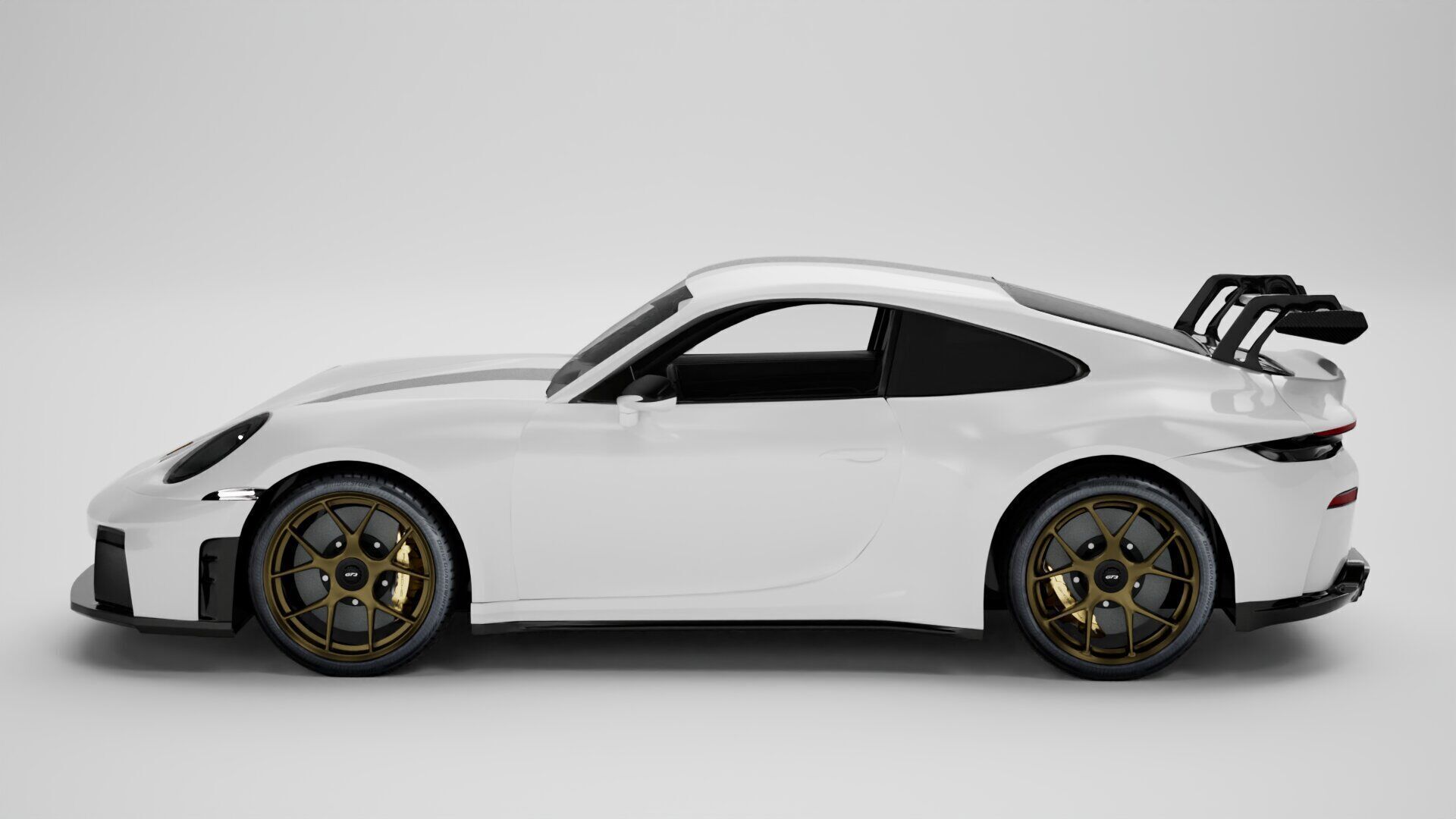 Porsche 911 GT3 Weissach 2025  3D model_4