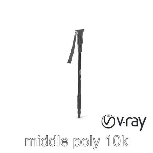 Compact Trekking Pole model pack with ergonomic grip