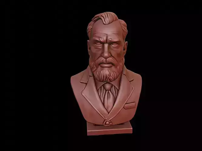Sven Hedin Bust 3D print model