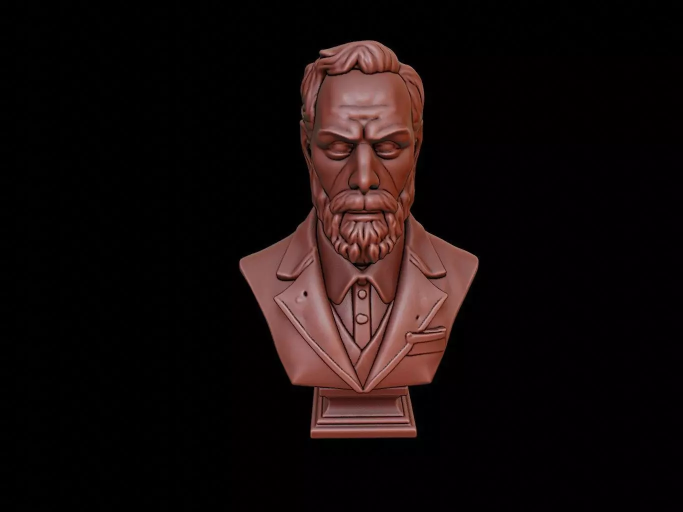 Sven Hedin Bust 3D print model_0