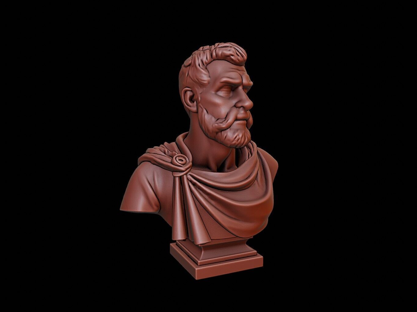 Tristao da Cunha Bust 3D print model_1