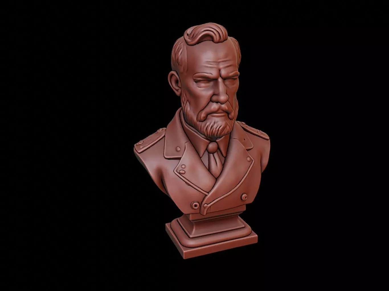 Ulysses S Grant Bust 3D print model