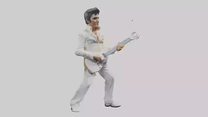 Elvis Presley statue model