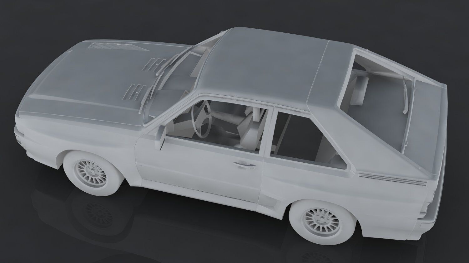 Audi Sport Quattro Low-poly 3D model_7