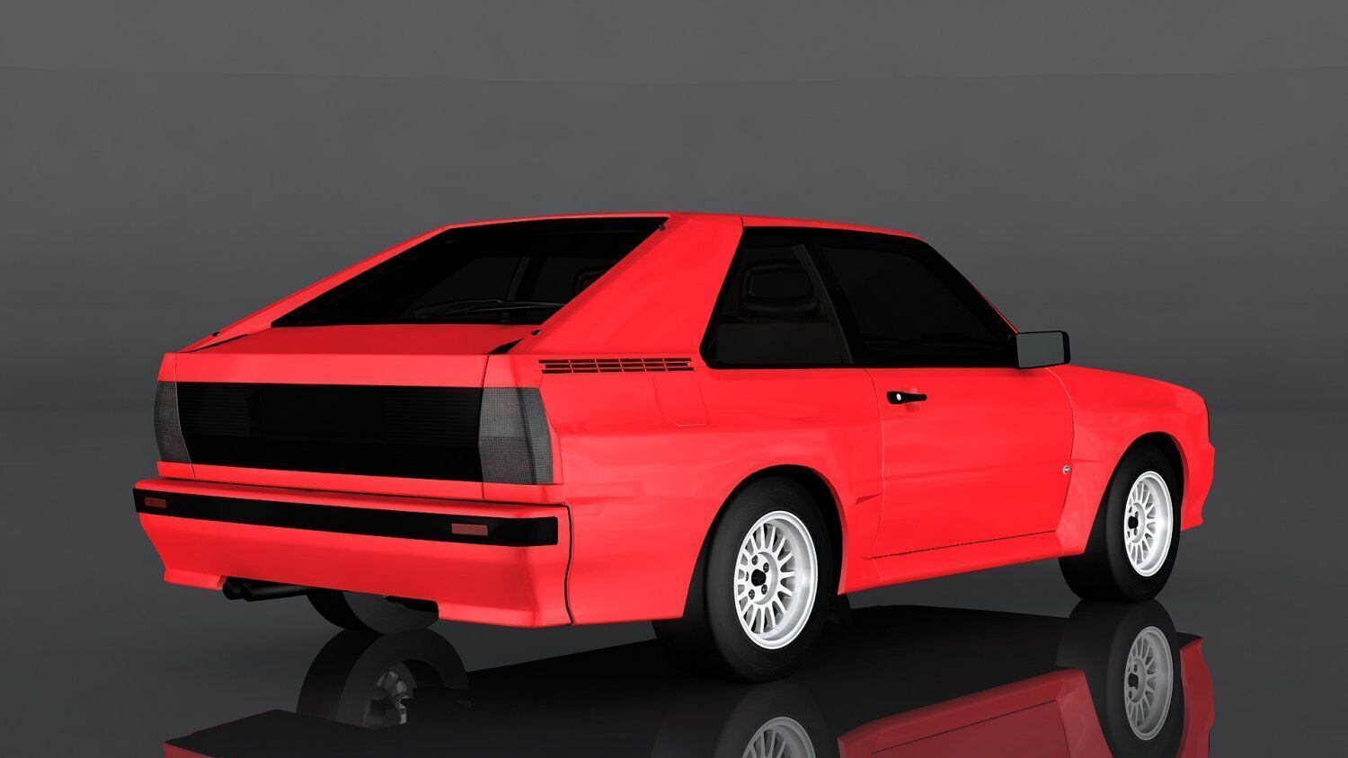 Audi Sport Quattro Low-poly 3D model_4