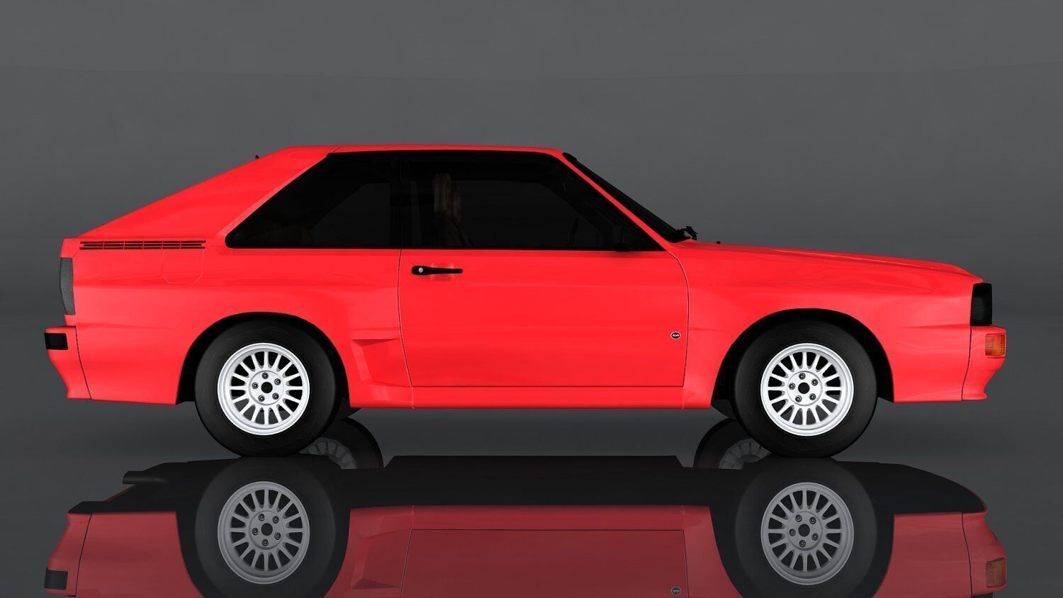 Audi Sport Quattro Low-poly 3D model_3