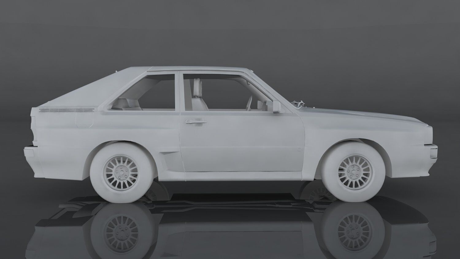 Audi Sport Quattro Low-poly 3D model_9