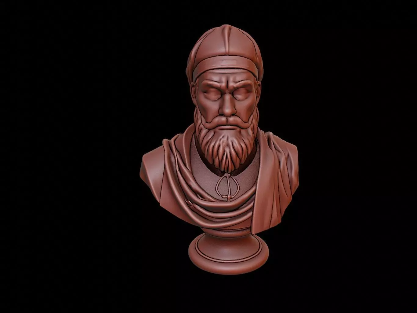 Vasco da Gama Bust 3D print model_0