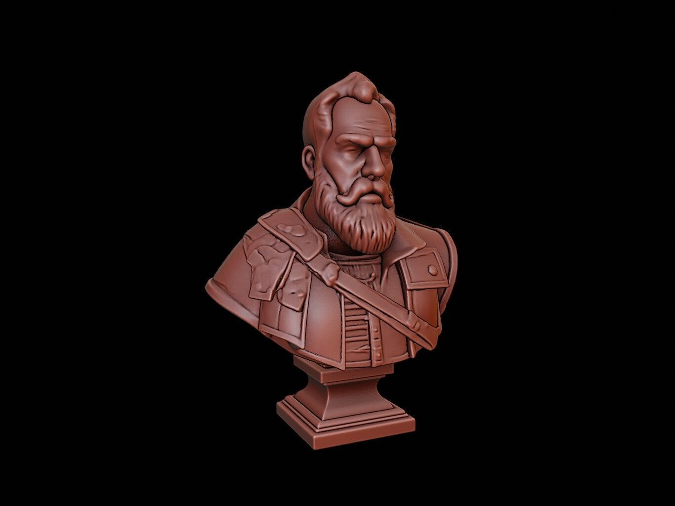Vasco da Gama Bust 3D print model_1