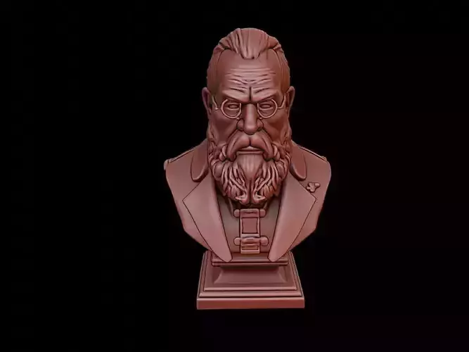 Vitus Bering Bust 3D print model
