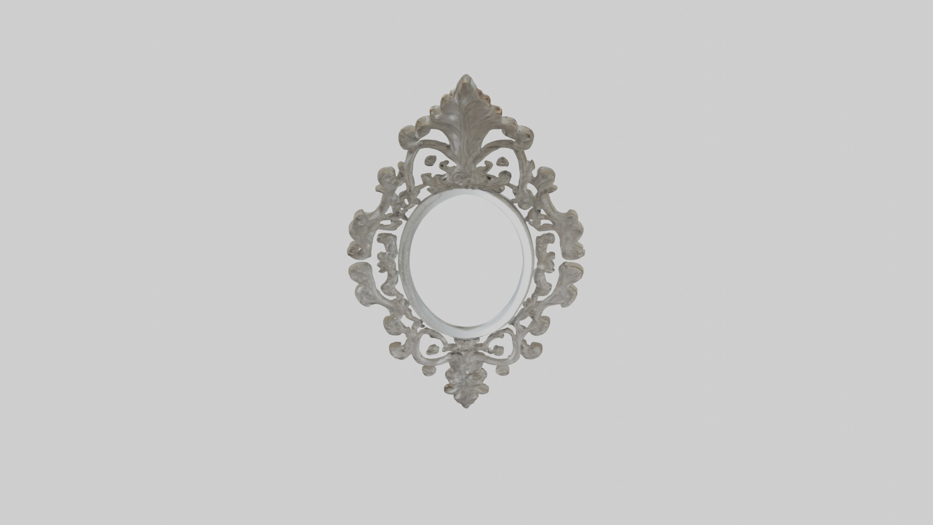 Embellished Wall Mirrors Low-poly 3D model_28