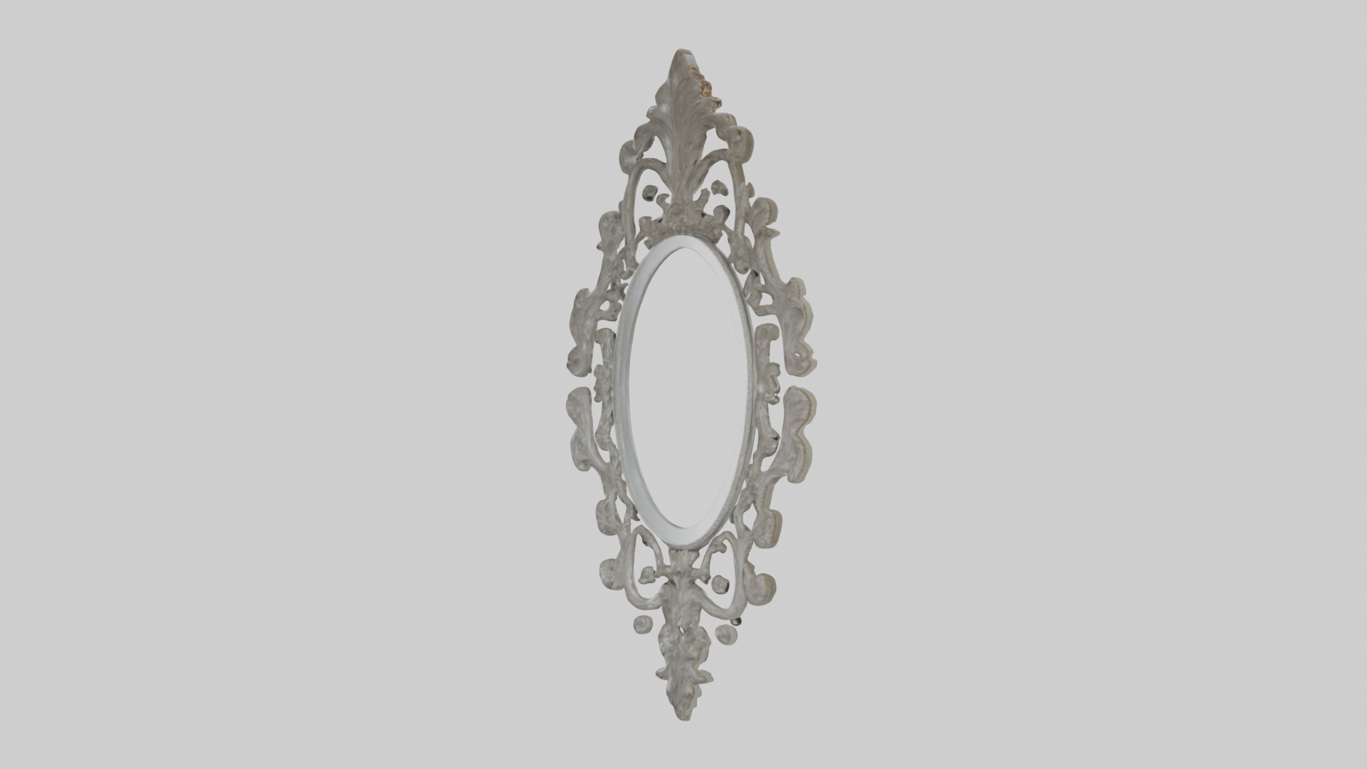 Embellished Wall Mirrors Low-poly 3D model_8