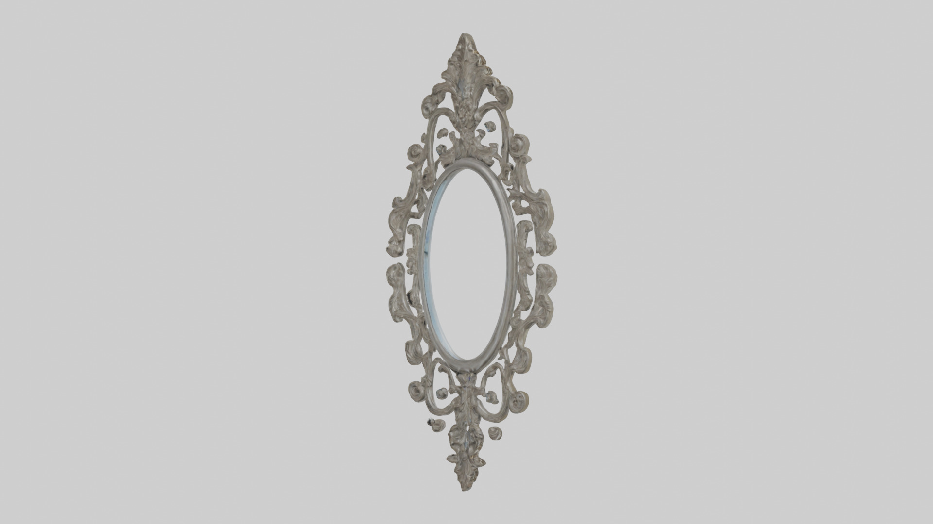 Embellished Wall Mirrors Low-poly 3D model_2